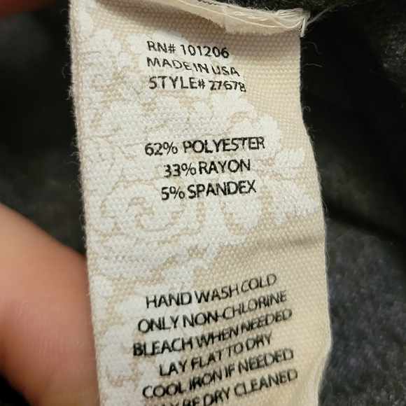 Soft Surroundings Ladies High Low Paisley Tunic - Size (S) - Excellent Condition - Picture 7 of 9